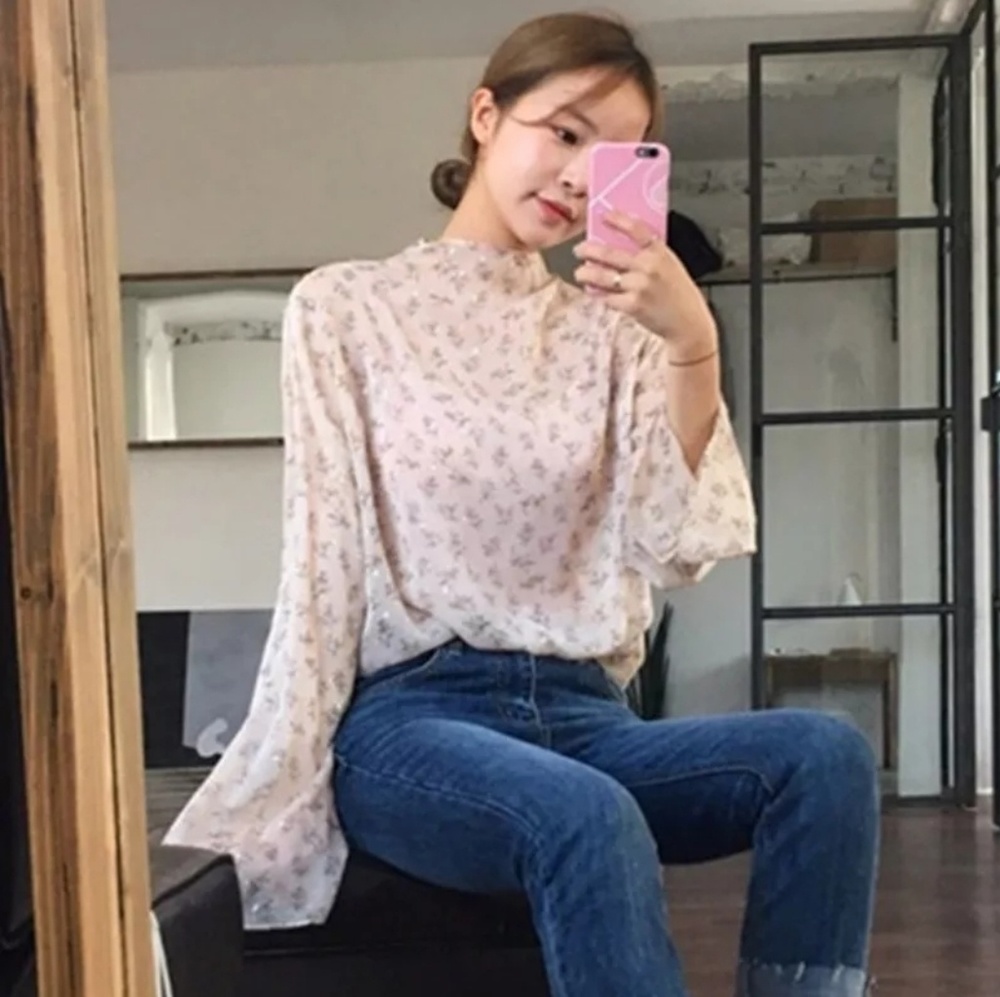 Chiffon Long Sleeve Blouse